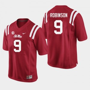 Men Jaylon Robinson Red Rebels College Football #9 Jersey 973347-488