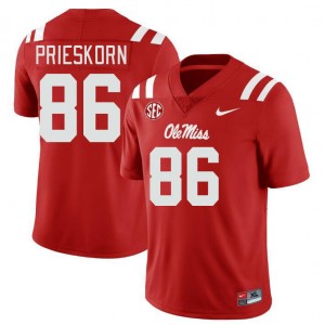 Men Caden Prieskorn Red Rebels College Football #86 Jersey 504333-219