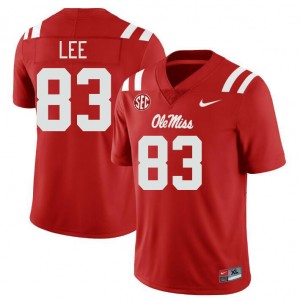 Men Cayden Lee Red Rebels College Football #83 Jersey 461436-743
