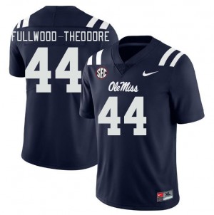 Men Nyseer Fullwood-Theodore Navy Rebels College Football #44 Jersey 545009-996
