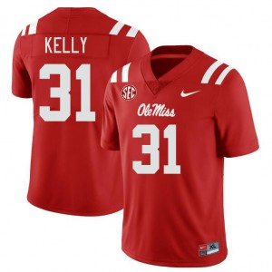 Men Torian Kelly Red Rebels College Football #31 Jersey 754581-800