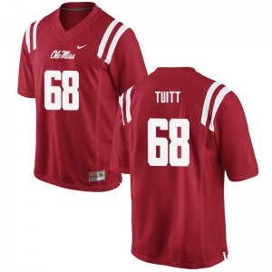 Men Chandler Tuitt Red Rebels College Football #68 Jersey 553885-128