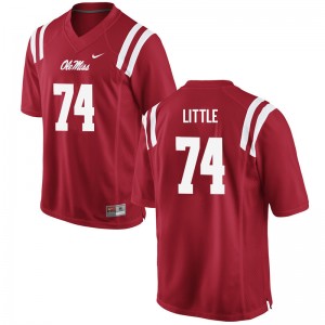Men Greg Little Red Ole Miss College Football #74 Jersey 314864-945