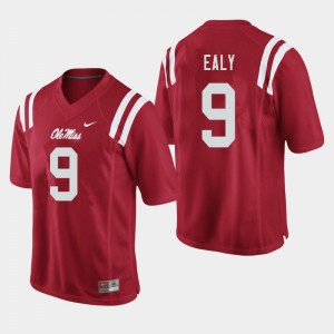 Men Jerrion Ealy Red Rebels College Football #9 Jersey 361600-391