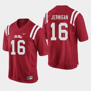 Men Jordan Jernigan Red Rebels College Football #16 Jersey 524451-407