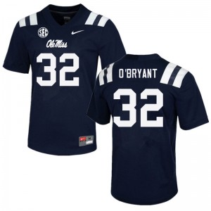 Men Richard O'Bryant Navy Rebels College Football #32 Jersey 666389-537