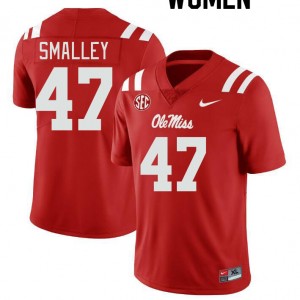 Women Wyatt Smalley Red Rebels College Football #47 Jersey 463777-915