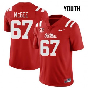 Youth Quincy McGee Red Rebels College Football #67 Jersey 288985-247