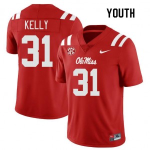 Youth Torian Kelly Red Rebels College Football #31 Jersey 764385-110