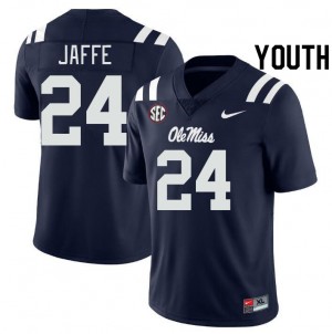 Youth Andy Jaffe Navy Rebels College Football #24 Jersey 224940-171
