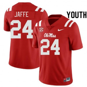 Youth Andy Jaffe Red Rebels College Football #24 Jersey 689124-413