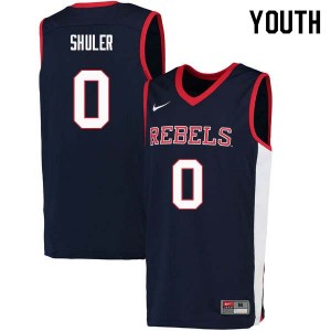 Youth Devontae Shuler Navy Rebels College Basketball #0 Jersey 805890-859